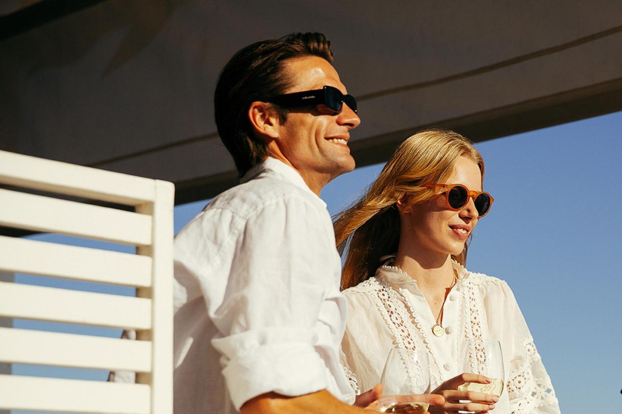 Domes Lake Algarve, Autograph Collection Vilamoura Bagian luar foto Two people wearing sunglasses